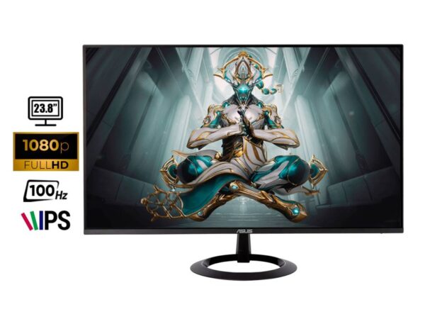 MONITOR ASUS 23.8 PULGADAS, VZ24EHF FHD, GAMING, RESOLUCION 1920 X 1080, FRECUENCIA 100HZ, 1MS (VZ24EHF) MARCO FINO
